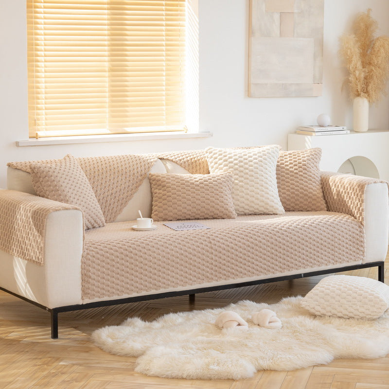 LuxiSoft Sofa Plush Non-slip Sofa Cover Couch Protector - Katico