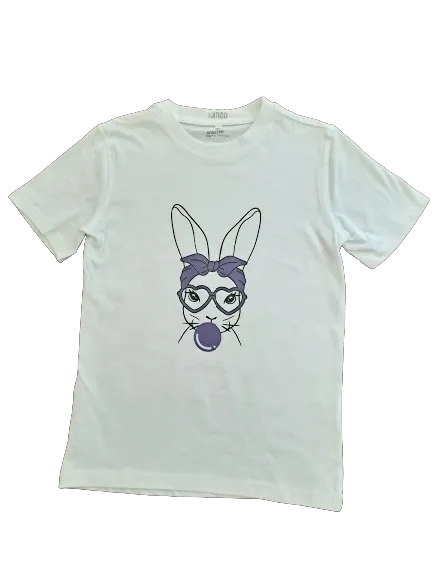 Bunny Rabbit T-Shirt (Purple) - Katico