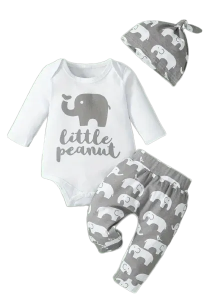 Personalised Newborn Gift Pack (Grey) - Katico