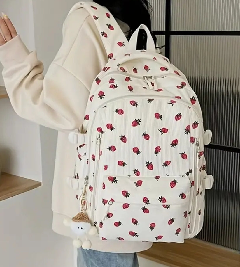 Strawberries Backpack - Katico