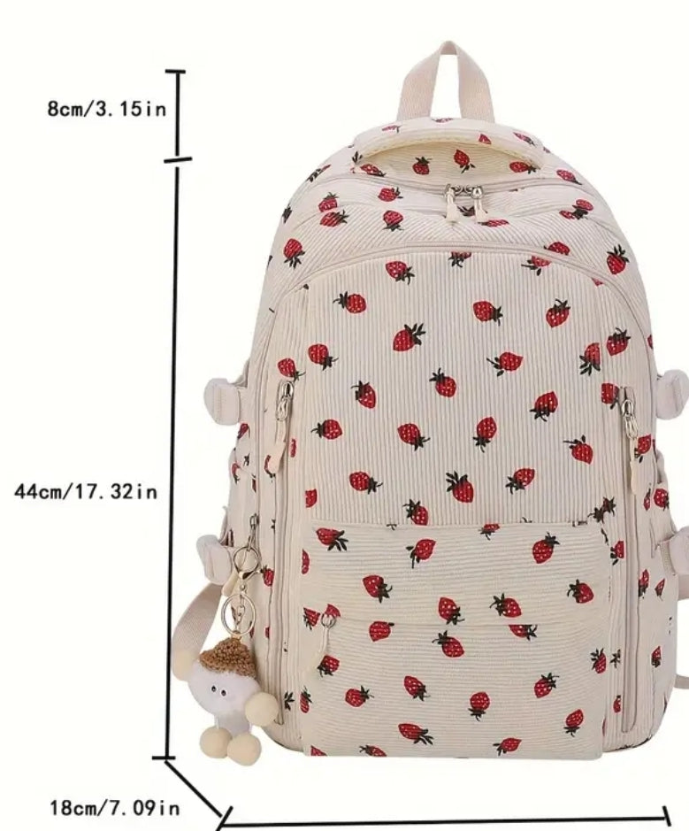 Strawberries Backpack - Katico