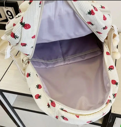 Strawberries Backpack - Katico